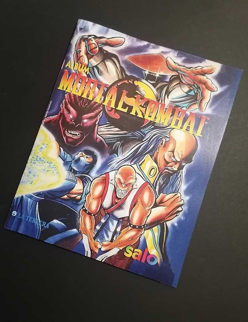 Mortal Kombat: Álbum Completo (Con láminas impresas) (1995, Don Comic)