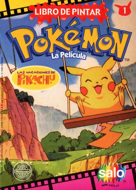 Pokémon, The Movie, Coloring Books (Salo, 1999): Premium Category