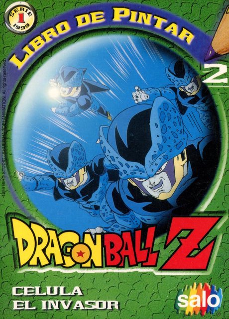 Dragon Ball Z, Series 1, Painting Books (Salo, 1999): Premium Category