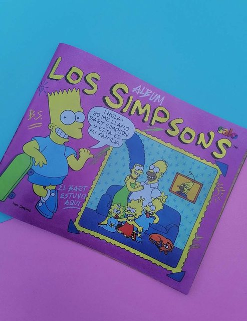 LOS SIMPSONS: Álbum Completo (Con láminas impresas) (1991, Don Com)