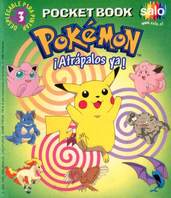 Pokémon, PocketBook 4, Painting Books (Salo, 1999): Premium Category