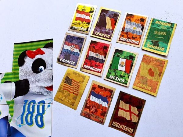 Copa Mundial 98' (Salo, 1998): Pack, 3 Specials Stickers (Recycled, No Repeats)