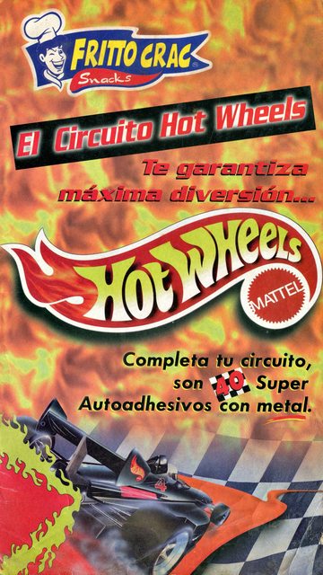 Hotwheels, The Hot Wheels Circuit (Collector) (Fritto Crac, 1995): Premium Category