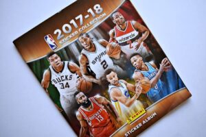 NBA Sticker Collection 2017-18: Álbum Vacío (Sin láminas) (2017, Panini)