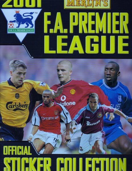 Liga Inglesa (Premier League) 2001 (Panini