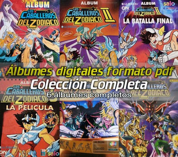 Knights of the Zodiac: Complete Collection - Digital Albums PDF Format (Normal Category) (Tv Hit, Salo & Panini, 1996): Normal Category