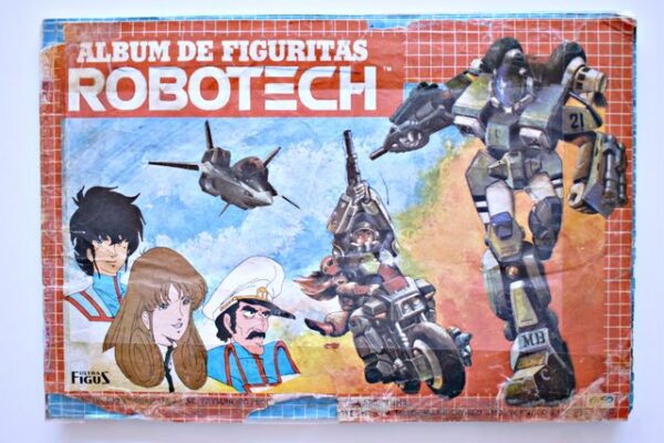 Robotech [Rojo]: Álbum Completo (Con todas sus láminas pegadas) (1985, Ultra Figus)