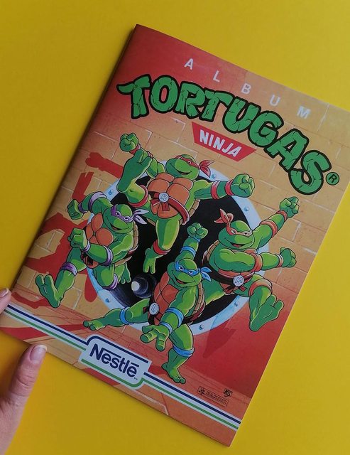 TORTUGAS NINJA: Álbum Completo (Con láminas impresas) (1990, Don Com)