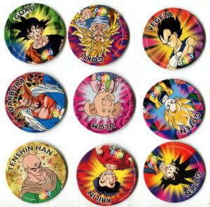 Dragon Ball Z6 Tazos (Salo, 2000): Premium Category