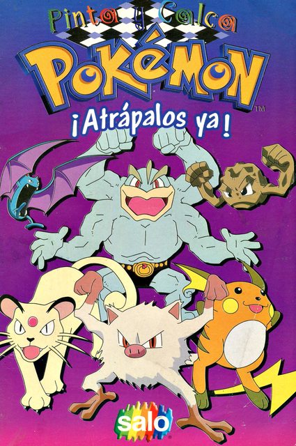 Pokémon Paint and Trace, Painting Books (Salo, 1998): Premium Category