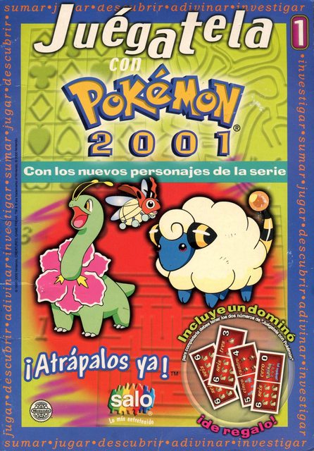 Pokémon, Juégatela, Activity Books (Salo, 2001): Premium Category