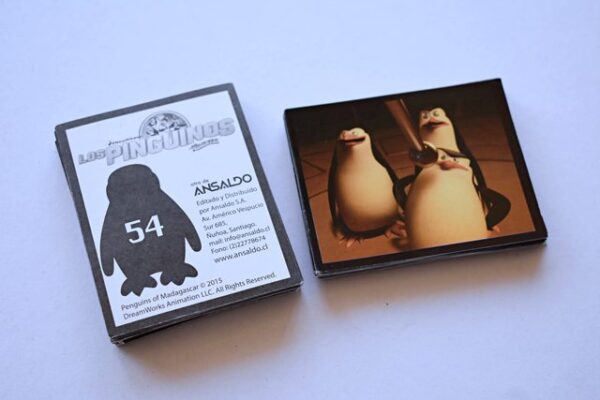 Los Pingüinos (Ansaldo, 2015): Pack, 50 Stickers (No Repeats)