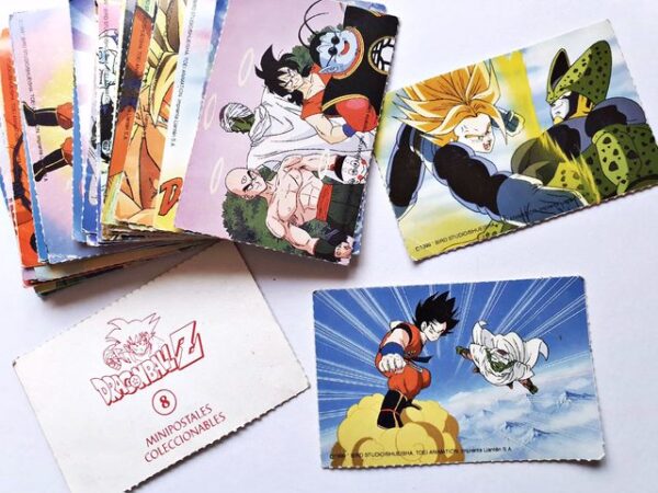 Dragon Ball Z Mini Postales (1999): Pack, 30 Postals