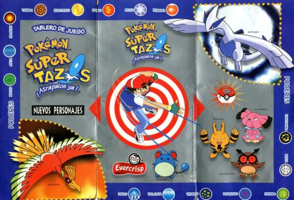 Pokémon, Gold & Silver Tazos Collector (Evercrisp, 1999): Premium Category