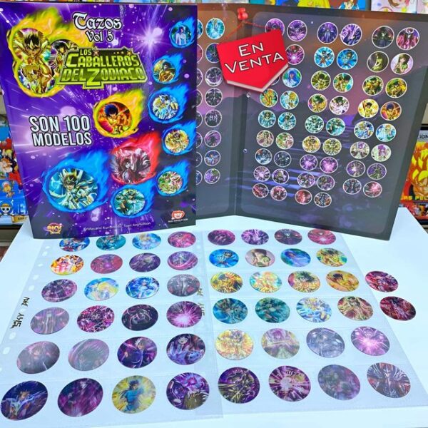 Caballeros del Zodiaco, Tazos Colección V°5 3D [Saint Seiya: Taps]: Coleccionador (2022, DKV)