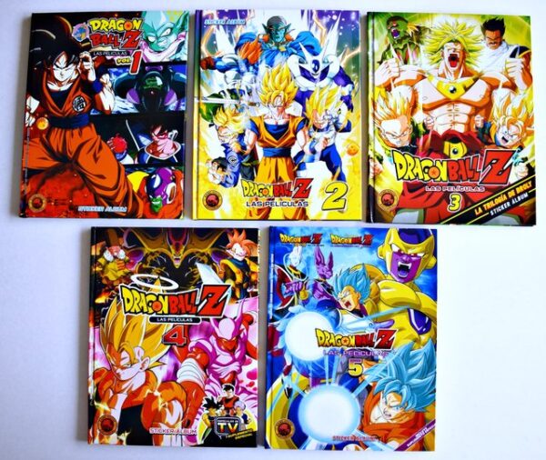 PROMO Dragon Ball Películas [Tapa Dura] [Colección]: 5 Álbumes Completos A Pegar [Complete Set]
