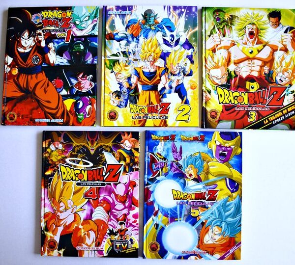. Promos Dragon Ball Películas [Tapa Dura] [Colección]: 5 Álbumes Completos A Pegar [Últimas Unidades] foto 1