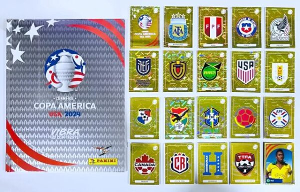 Copa América 2024 [Tapa Dura] PLATEADO (Panini): Álbum Completo A Pegar [Complete Set]