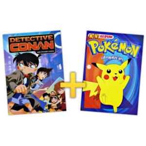 Promo: Detective Conan + Pokémon Álbumes Mini Completo A Pegar [Complete Set]