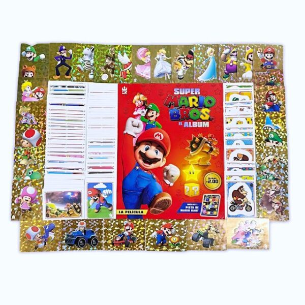 Super Mario Bros, La Película [Tapa Dura]: Álbum Completo A Pegar [Complete Set]