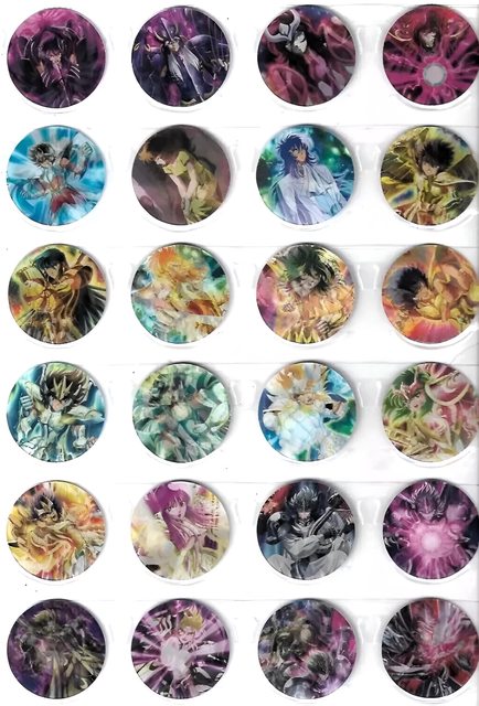 Caballeros del Zodiaco, Tazos Colección V°5 3D [Saint Seiya: Taps]: Álbum Completo (Con todas sus láminas pegadas) (2022, DKV)