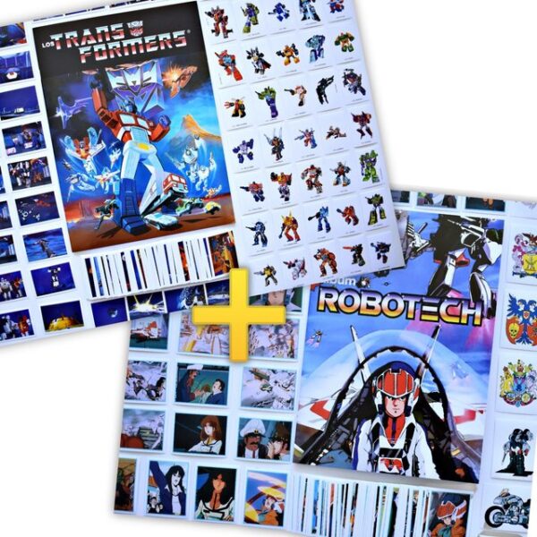 Promo: Robotech + Transformers [ Álbumes Completos A Pegar [Complete Set]]