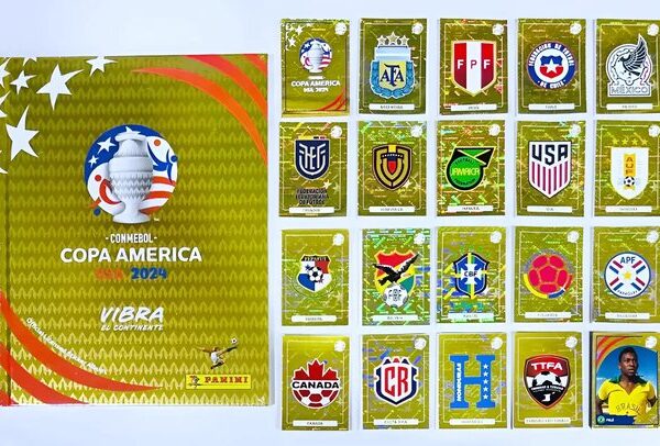 Copa América 2024 [Tapa Dura] GOLD (Panini): Álbum Completo A Pegar foto 1