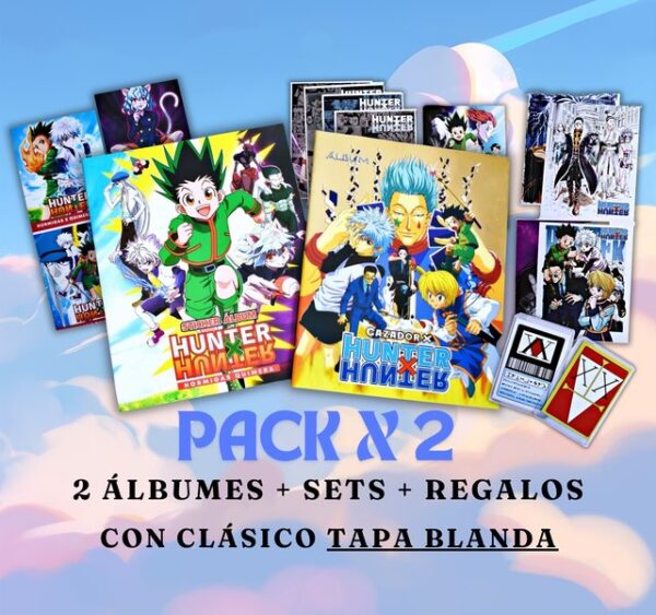 PROMO Hunter X [Colección]: 2 Álbumes Completos A Pegar [Complete Set] [Últimas Unidades]