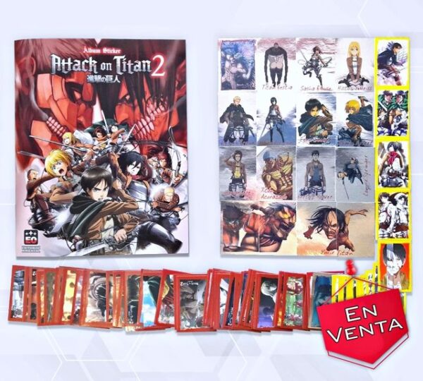 Ataque de Titanes 2: Álbum Completo A Pegar [Complete Set]