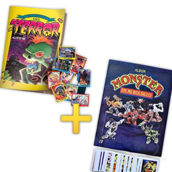Promo: Terror: Galeria Del Terror + Monster En Mi Bolsillo: Completos A Pegar [Complete Set]
